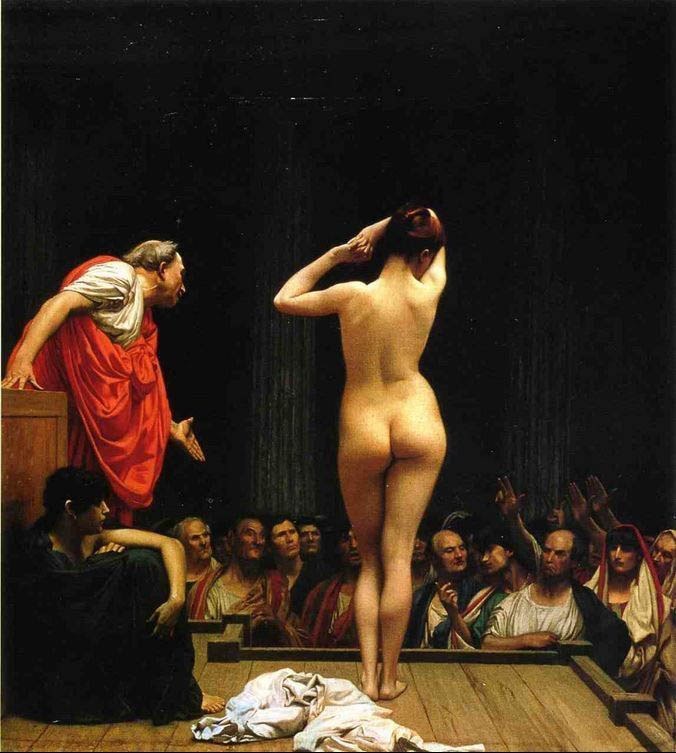 Jean-Leon Gerome Selling Slaves in Rome